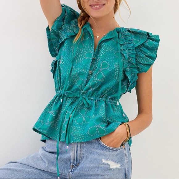 Maeve Ruffled Women's Top - Picture 1 of 6